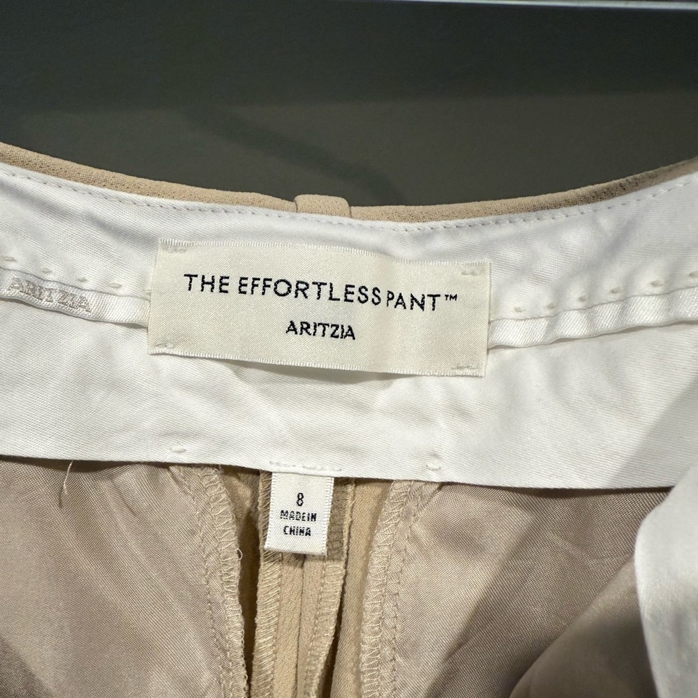Aritzia Cream Women's Trousers - Picture 4 of 5